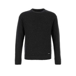 Prada Men Charcoal Cashmere Blend Sweater